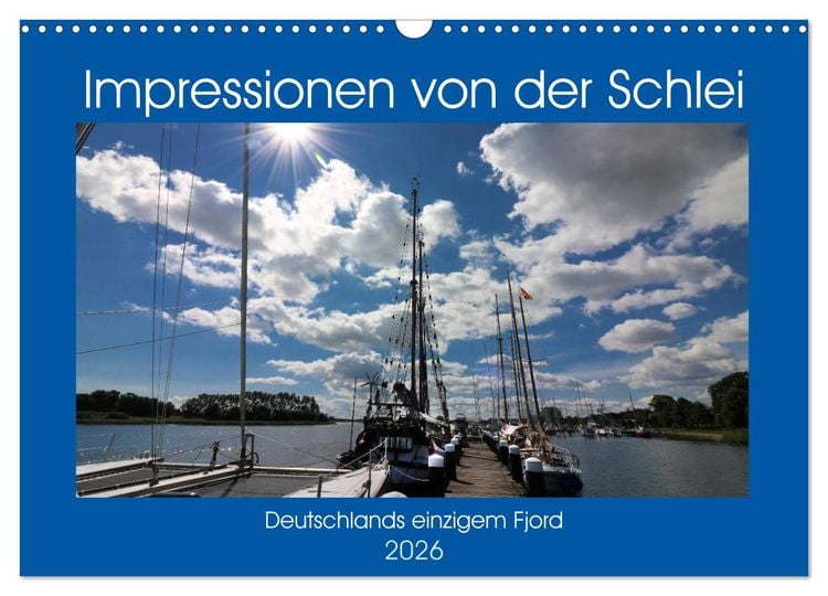 Produktbild: Impressionen von der Schlei - Deutschlands einzigem Fjord (Wandkalender 2026 DIN A3 quer), CALVENDO Monatskalender