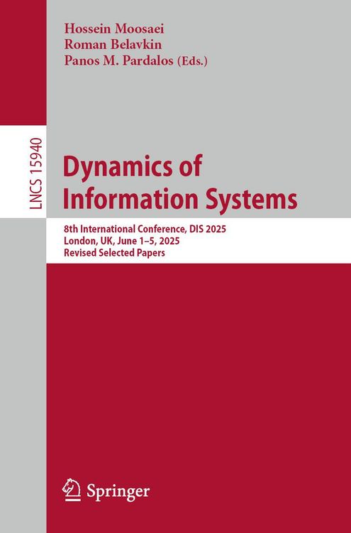 Produktbild: Dynamics of Information Systems