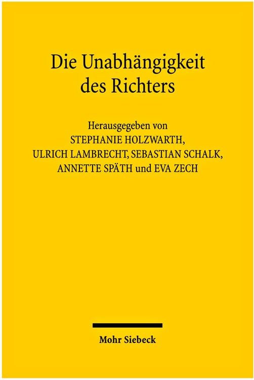 Produktbild: Die Unabh&auml;ngigkeit des Richters