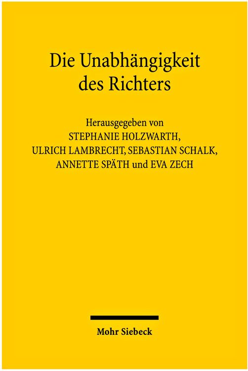 Produktbild: Die Unabh&auml;ngigkeit des Richters