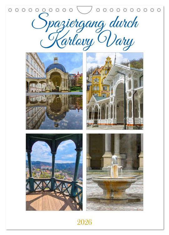 Produktbild: Spaziergang durch Karlovy Vary (Wandkalender 2026 DIN A4 hoch), CALVENDO Monatskalender