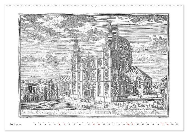 Produktbild: W&uuml;rzburg in alten Bildern (Wandkalender 2026 DIN A2 quer), CALVENDO Monatskalender