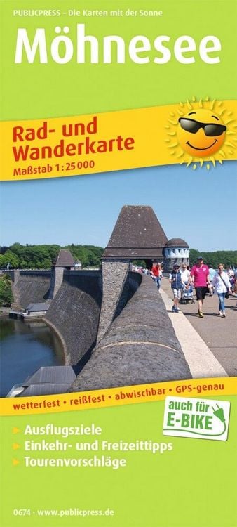 Produktbild: M&ouml;hnesee 1 : 25 000