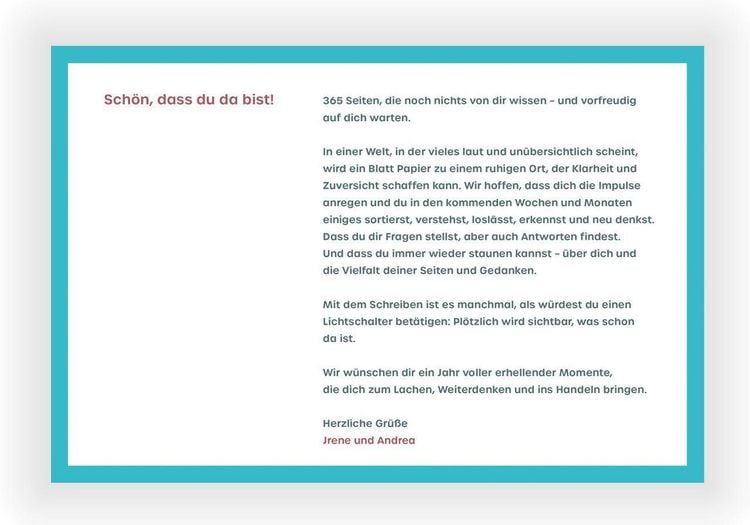 Produktbild: 365 neue Seiten von dir