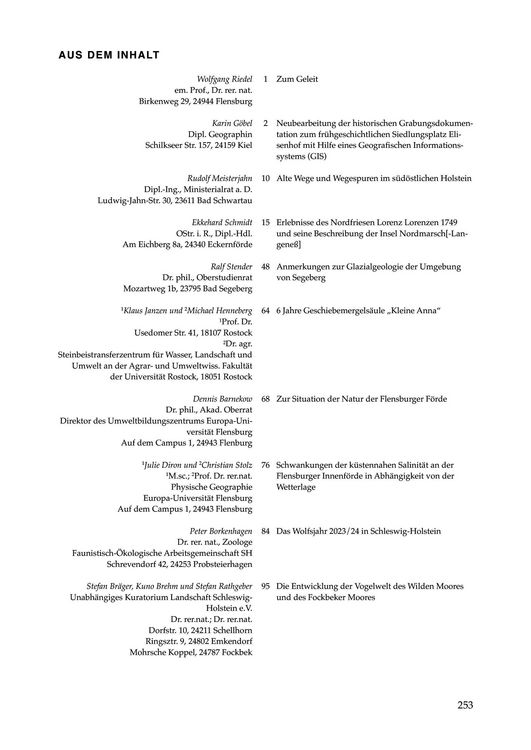 Produktbild: Natur- und landeskundliches Jahrbuch f&uuml;r Schleswig-Holstein, Hamburg und Mecklenburg 2025