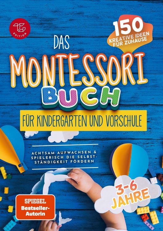 Produktbild: Das Montessori Buch f&uuml;r Kindergarten und Vorschule (S/W-Version)