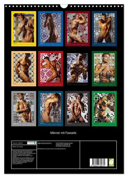 Produktbild: M&auml;nner mit Fassade (Wandkalender 2026 DIN A3 hoch), CALVENDO Monatskalender