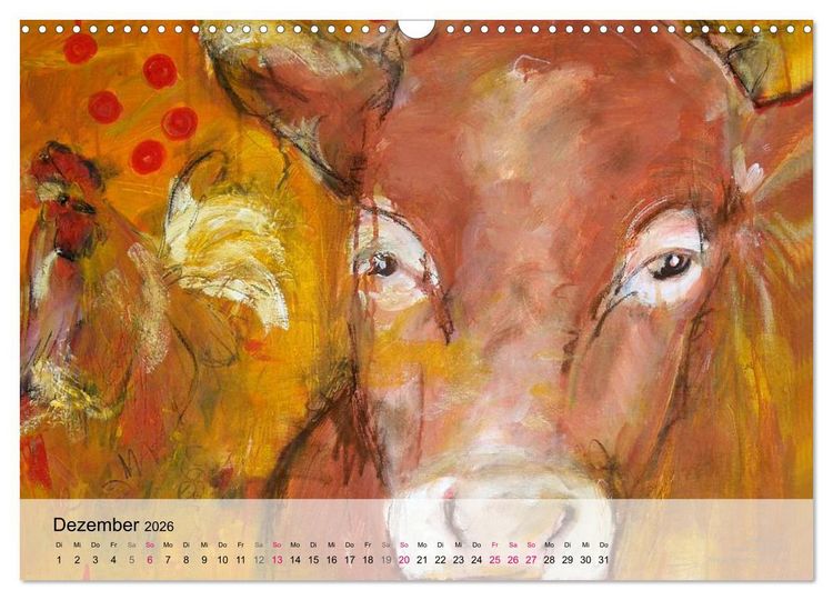 Produktbild: Kunst-Kalender von Stefanie Rogge (Wandkalender 2026 DIN A3 quer), CALVENDO Monatskalender