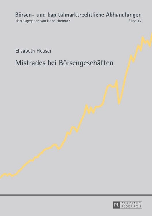 Produktbild: Mistrades bei B&ouml;rsengesch&auml;ften