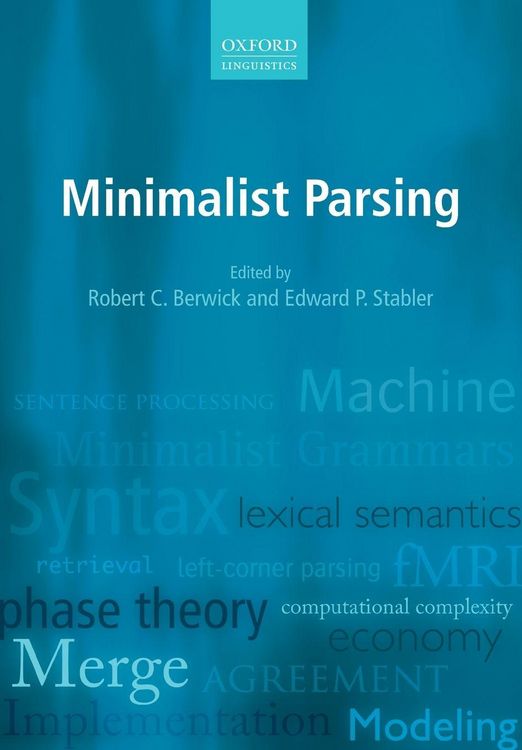 Produktbild: Minimalist Parsing