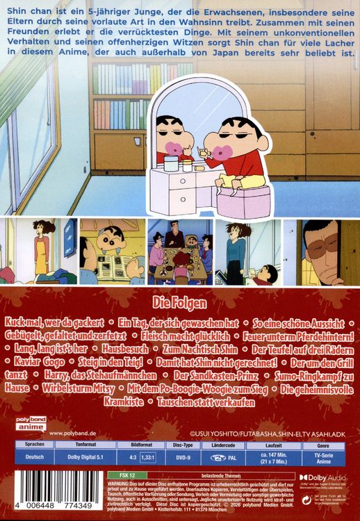 Produktbild: SHIN CHAN - Die Serie - Vol. 14 - (DIGITAL REMASTERED)