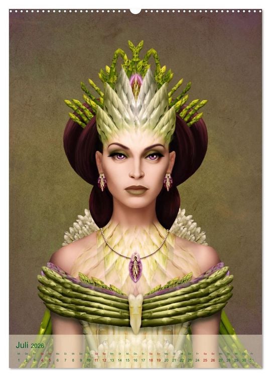 "Zum Anbeissen - surreale Frauenportraits mit Obst und Gemüse ... "Zum Anbeissen - surreale Frauenportraits mit Obst und Gemüse ...