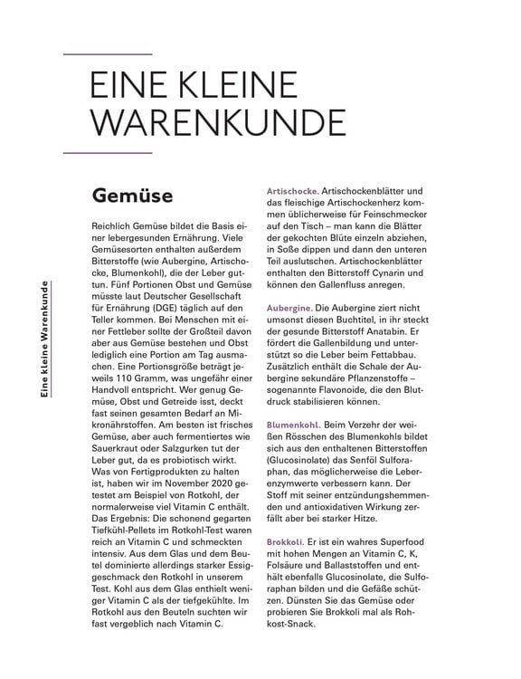 Produktbild: Die richtige Ern&auml;hrung bei Fettleber