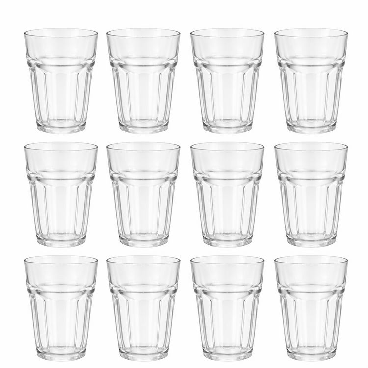 Produktbild: neuetischkultur 12 Trinkgl&auml;ser 350 ml Wassergl&auml;ser Glas sp&uuml;lmaschinengeeignet