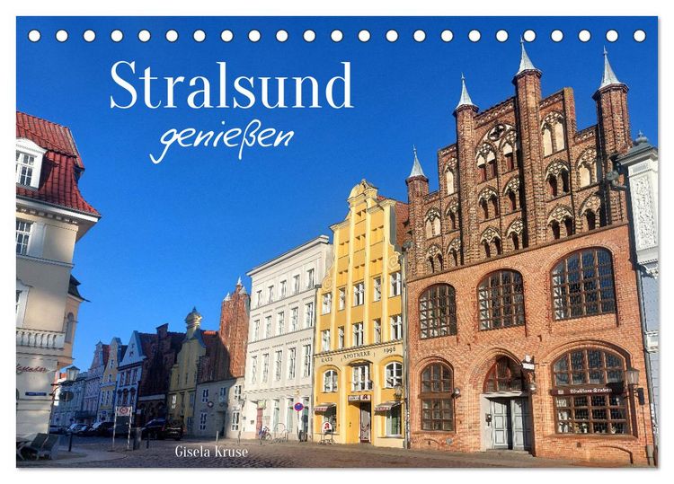 Produktbild: Stralsund genie&szlig;en (Tischkalender 2026 DIN A5 quer), CALVENDO Monatskalender