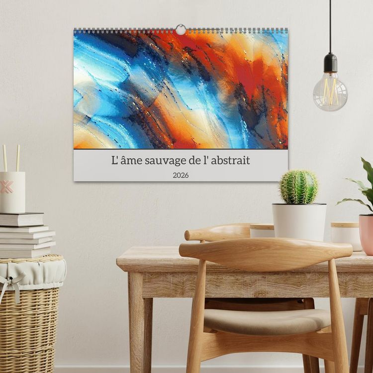 Produktbild: L'&acirc;me sauvage de l'abstrait (Calendrier mural 2026 DIN A3 vertical), CALVENDO calendrier mensuel