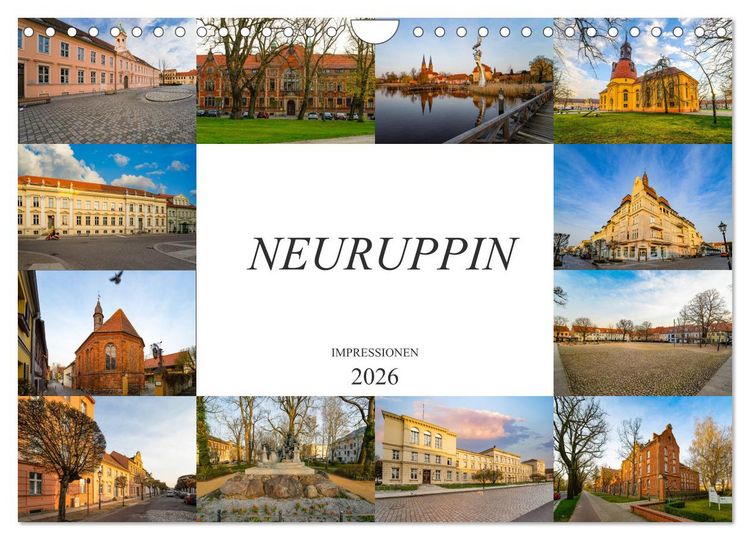 Produktbild: Neuruppin Impressionen (Wandkalender 2026 DIN A4 quer), CALVENDO Monatskalender