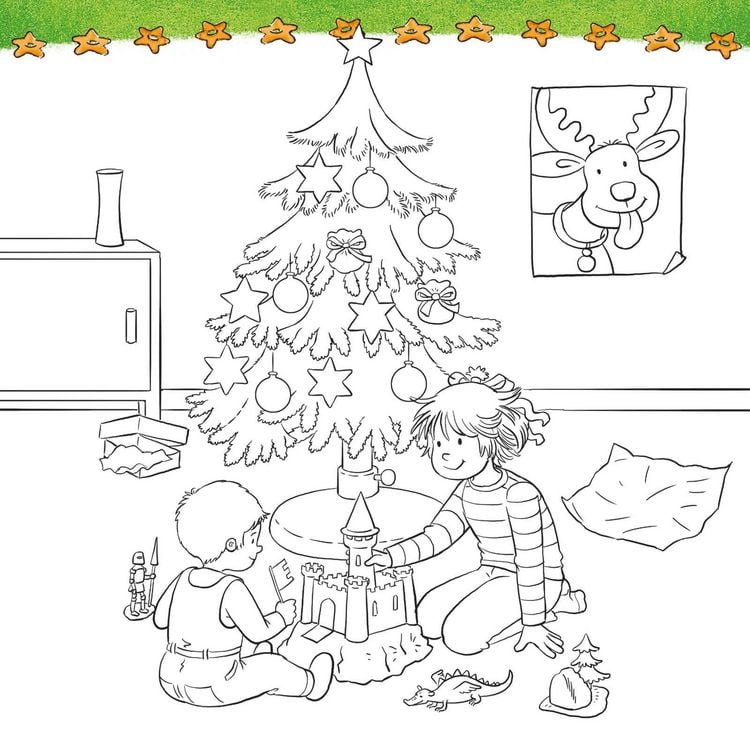 Produktbild: Conni Gelbe Reihe (Besch&auml;ftigungsbuch): Mein dicker Weihnachts-Mitmach-Block