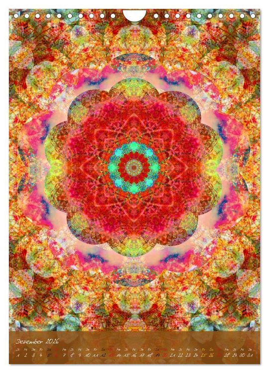 Produktbild: Mandala Energien (Wandkalender 2026 DIN A4 hoch), CALVENDO Monatskalender