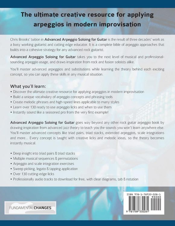 Produktbild: Advanced Arpeggio Soloing for Guitar