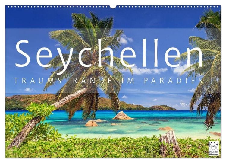 Produktbild: Seychellen Traumstr&auml;nde im Paradies (Wandkalender 2026 DIN A2 quer), CALVENDO Monatskalender