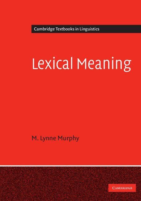 Produktbild: Lexical Meaning