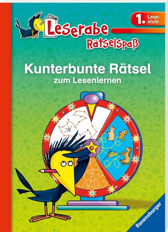 Produktbild: Leserabe: Kunterbunte R&auml;tsel zum Lesenlernen (1. Lesestufe)
