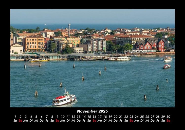 Produktbild: Venedigs Sch&ouml;nheit 2025 Fotokalender DIN A3