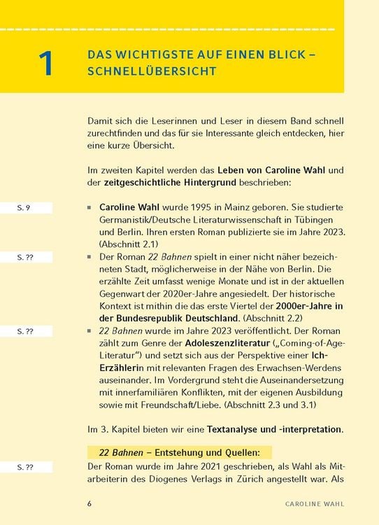 Produktbild: 22 Bahnen von Caroline Wahl