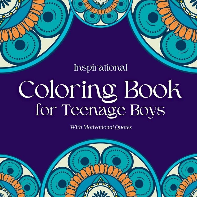 Produktbild: Inspirational Coloring Book for Teenage Boys