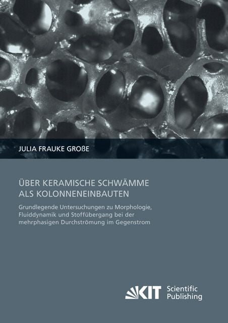 Produktbild: &Uuml;ber keramische Schw&auml;mme als Kolonneneinbauten : Grundlegende Untersuchungen zu