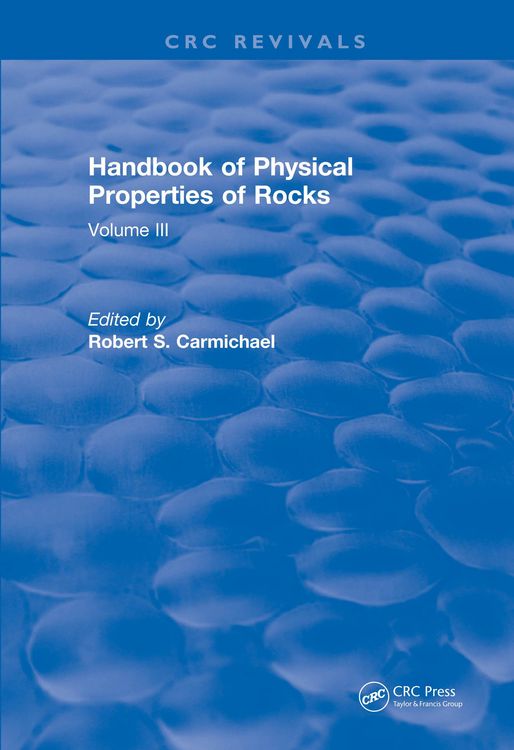 Produktbild: Handbook of Physical Properties of Rocks (1984)
