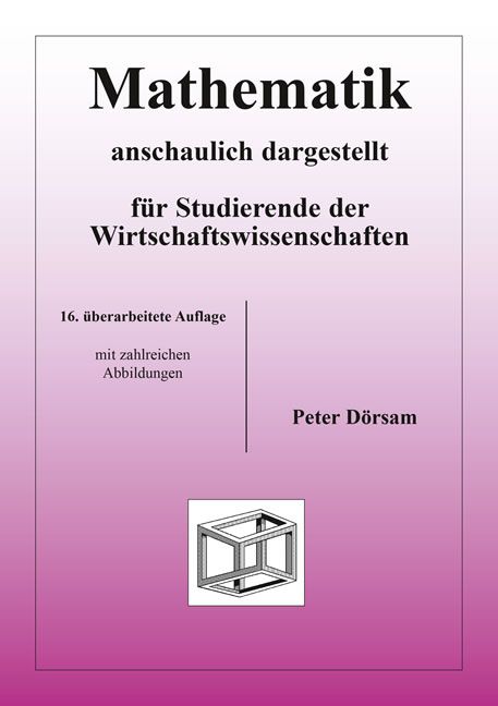 Produktbild: Mathematik - anschaulich dargestellt - f&uuml;r Studierende der Wirtschaftswissenschaften