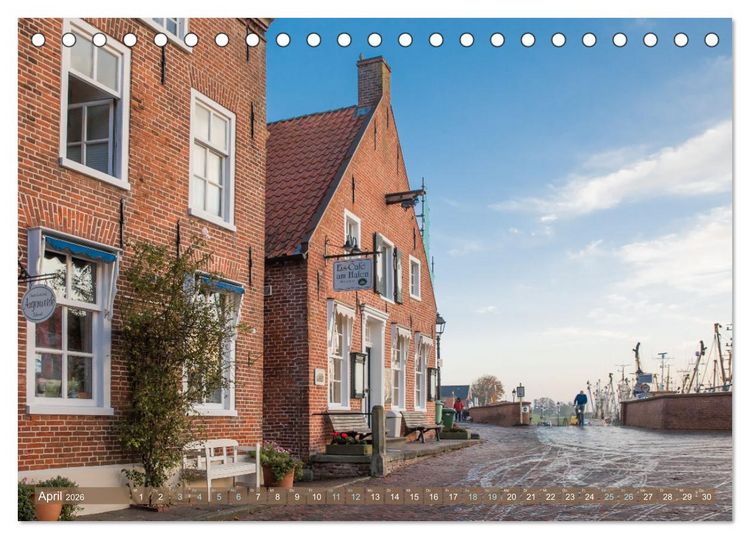 Produktbild: Greetsiel in Ostfriesland (Tischkalender 2026 DIN A5 quer), CALVENDO Monatskalender