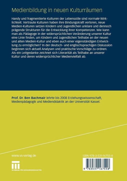 Produktbild: Medienbildung in neuen Kulturr&auml;umen