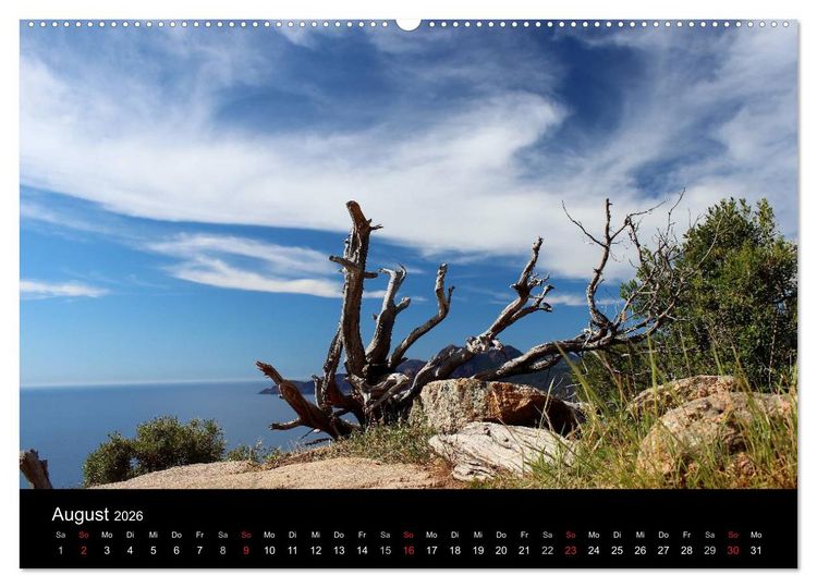 Produktbild: Korsika - Mediterrane Vielfalt (hochwertiger Premium Wandkalender 2026 DIN A2 quer), Kunstdruck in Hochglanz