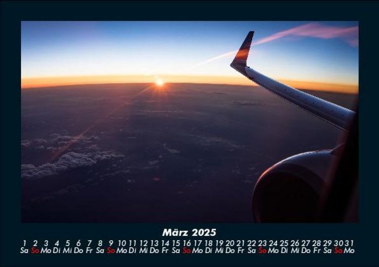Produktbild: Flugzeuge 2025 Fotokalender DIN A5
