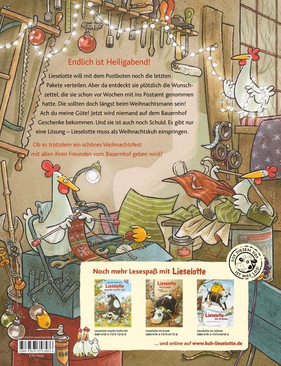 Produktbild: Lieselotte Weihnachtskuh
