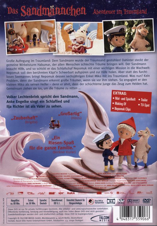 Produktbild: Das Sandm&auml;nnchen - Abenteuer im Traumland