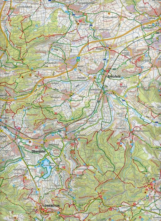 Produktbild: LGL BW 50 000 Freizeit Schw&auml;bisch-Fr&auml;nkischer Wald