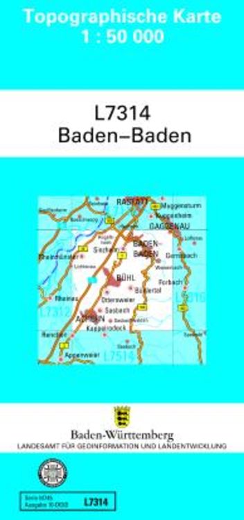 Produktbild: Baden-Baden 1 : 50 000