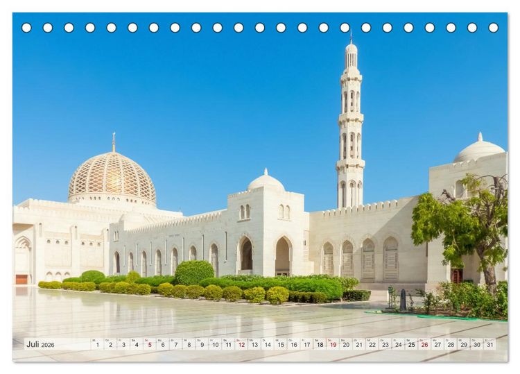 Produktbild: Oman - Historische Perle des Orients (Tischkalender 2026 DIN A5 quer), CALVENDO Monatskalender