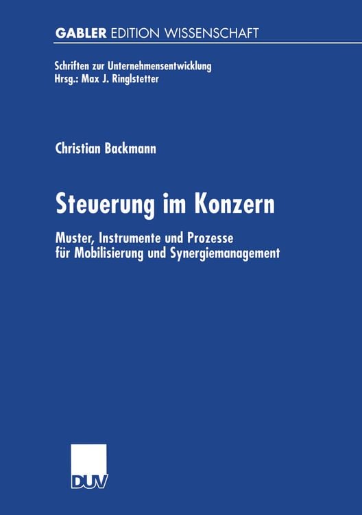 Produktbild: Steuerung im Konzern