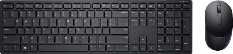 Produktbild: Dell Pro KM5221W Funk Tastatur, Maus-Set Deutsch, QWERTZ Schwarz