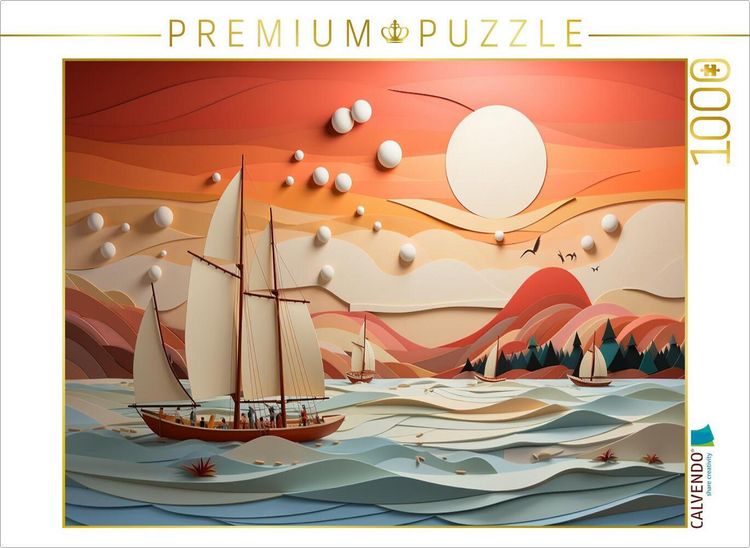 Produktbild: CALVENDO Puzzle Ein Motiv aus dem Kalender Paper Art | 1000 Teile Lege-Gr&ouml;&szlig;e 64x48cm Foto-Puzzle f&uuml;r gl&uuml;ckliche Stunden