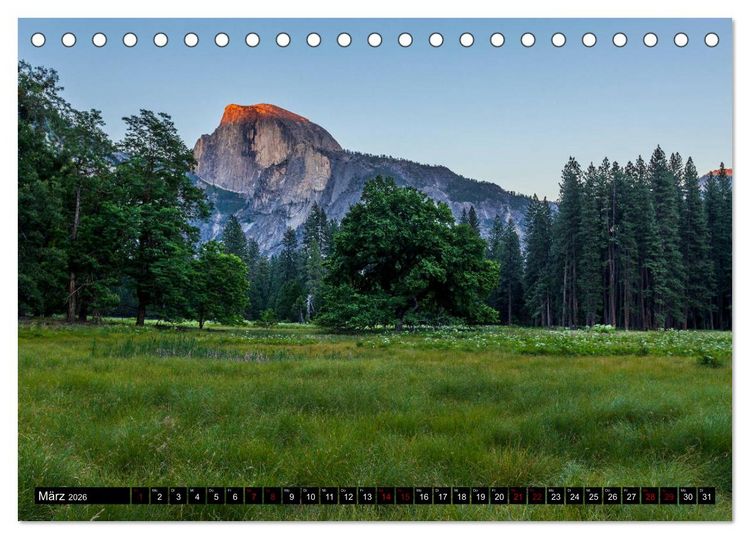 Produktbild: Landschafts Juwelen - Erlesene Landschaften der USA (Tischkalender 2026 DIN A5 quer), CALVENDO Monatskalender