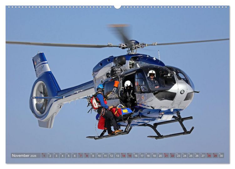 Produktbild: Helikopter in der Luft 2.0 (hochwertiger Premium Wandkalender 2026 DIN A2 quer), Kunstdruck in Hochglanz