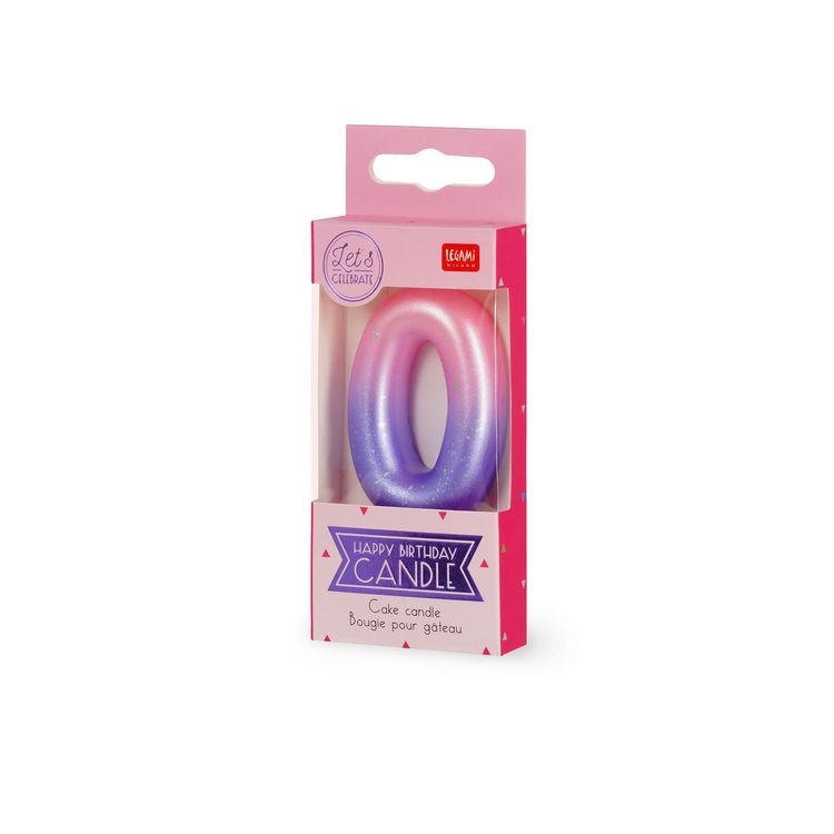 Produktbild: Legami Geburtstagskerze - Happy Birthday - Pink - 0