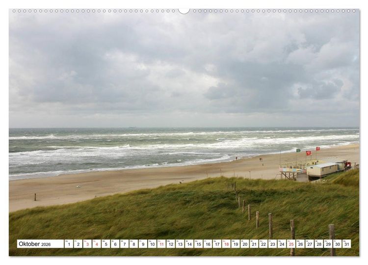 Produktbild: Callantsoog (Wandkalender 2026 DIN A2 quer), CALVENDO Monatskalender