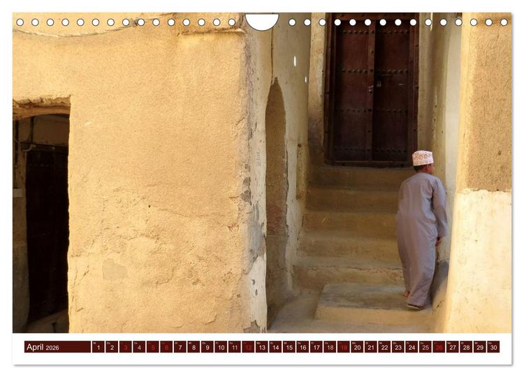 Produktbild: Oman (Wandkalender 2026 DIN A4 quer), CALVENDO Monatskalender